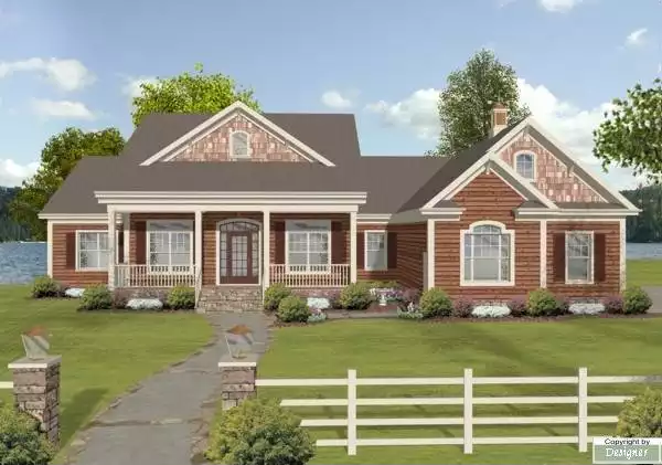 image of ranch house plan 1768